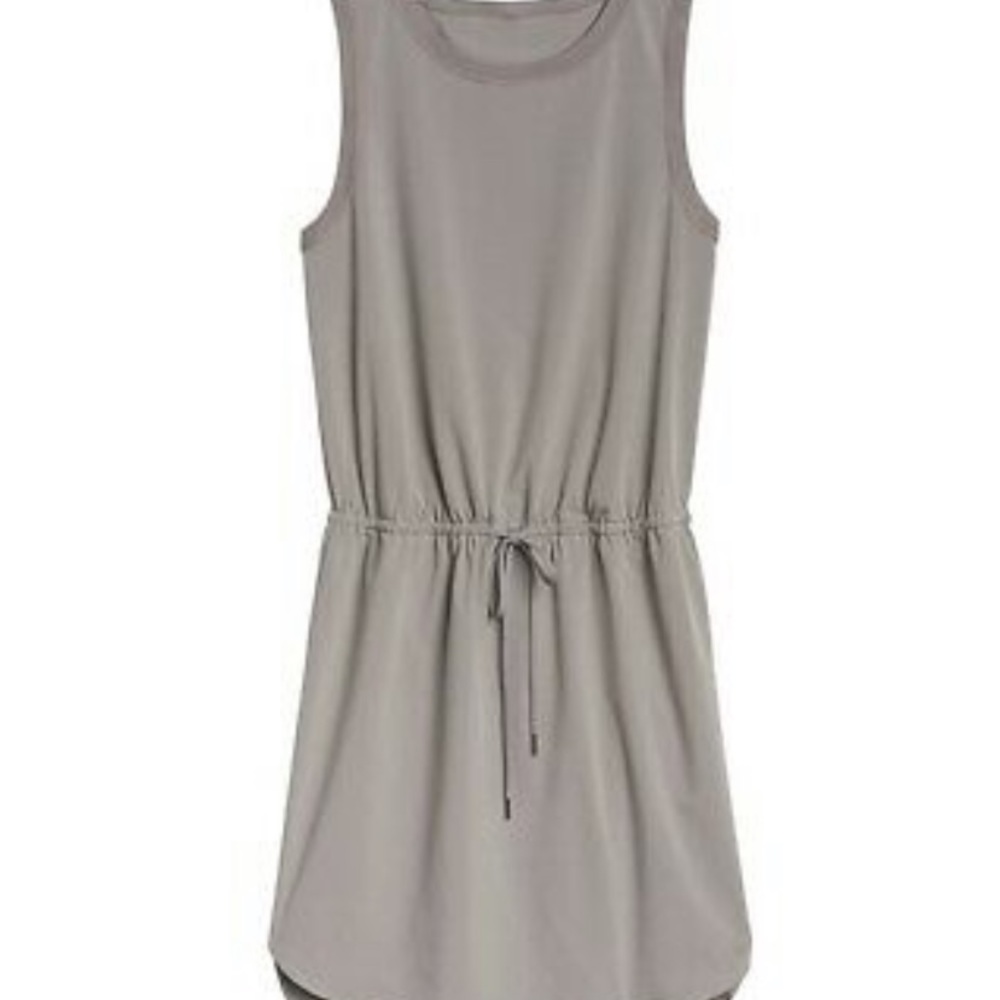 Athleta Rincon Dress - Tan Silver Grey